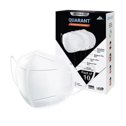 QUARANT Pack of 10 White 5 Ply Anti Pollution Face Masks-54