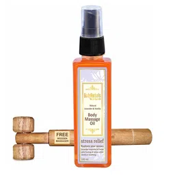 BodyHerbals Cold Pressed Lavender + Vanilla De-Stress Body Massage Oil - 100 ml-10