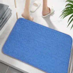 HomeCloud Blue Non-Slip Shower Mat-picture-1