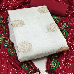 KALINI Unstitched Dress Material-image-33