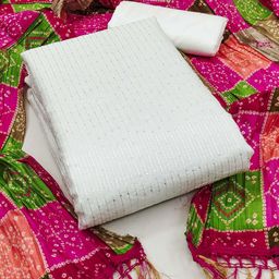 KALINI Embroidered Unstitched Dress Material-image-92