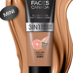 FACES CANADA Set of Ultimate Pro Makeup Fixer 50ml & All Day Hydra Matte Foundation 15ml image 3