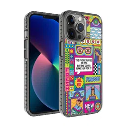 DailyObjects Pink & Green Printed Phone on EMI iPhone 12 Pro Max Phone Case-33