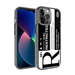 DailyObjects Black & White Printed Restricted Stride 2.0 iPhone12 Pro Max Phone Case-23