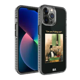 DailyObjects Black & Green Printed iPhone 12 Pro Max Mobile Case-42