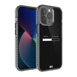 DailyObjects Transparent & White Printed iPhone 13 Pro Max Back Case-1