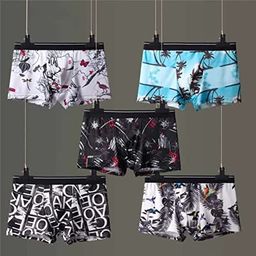 dhruva sales Trunks for Men Ultra Soft and Durable Micro Modal Fabric Printed Multi-Colored (Pack of 4) image 5