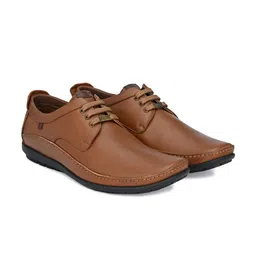 Egoss Men Leather Derbys Shoes-image-99