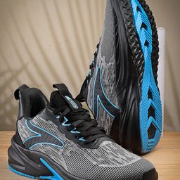 Action Men Mesh Running Non-Marking Shoes-picture-7