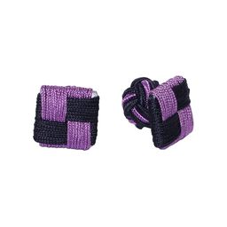 Alvaro Castagnino Purple & Black Square Cufflink-image-87