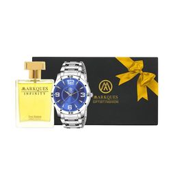 MARKQUES Men Set of Infinity Pour Homme Eau De Parfum With Watch - 100ml-116