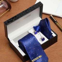 MUTAQINOTI Men Silk Necktie Accessory Gift Set-image-95