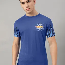 Free Authority Men Hot Wheels Printed Round Neck Cotton T-shirt-picture-55
