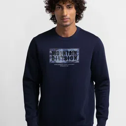 SPYKAR Men Blue Printed Sweatshirt-picture-56