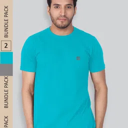 LUX NITRO Pack Of 2 Round Neck Lounge T-Shirts-image-86