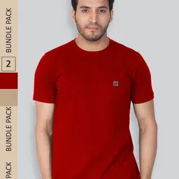 LUX NITRO Pack Of 2 Round Neck Lounge T-Shirts-image-81