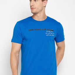 Mast & Harbour Typography Printed Pure Cotton T-Shirt-picture-46