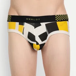 MERLOT Men Geometry Pattern Briefs image 2