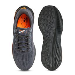 JQR Men RAINBOW Grey Mesh Running Shoes image 2