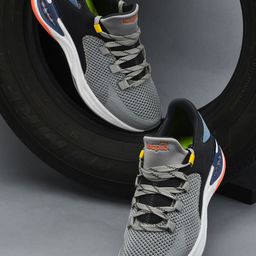 Liberty Men Lace-Up Mesh Walking Non-Marking Shoes-32