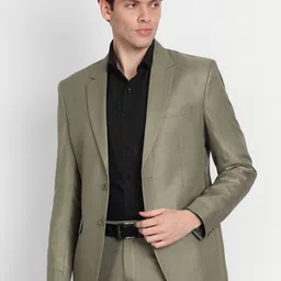 TrulyFeb Slim-Fit Cotton Single Breasted Formal Blazer-picture-20