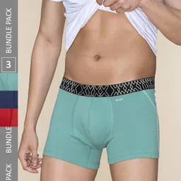 XYXX Men Pack Of 3 Super Combed Cotton Sprint Trunk XYTRNK3PCKN878-image-35