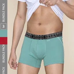 XYXX Pack Of 3 Cotton Trunk XYTRNK2PCKN610-21