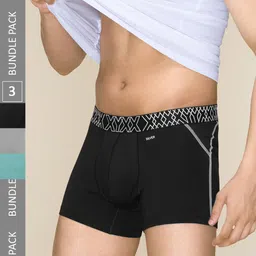 XYXX Pack Of 3 Cotton Trunks XYTRNK3PCKN873-picture-32