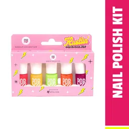 MyGlamm POPxo Makeup Collection Chip Resistant High Gloss Mini Nail Kit 15 ml - Hustlin-picture-55