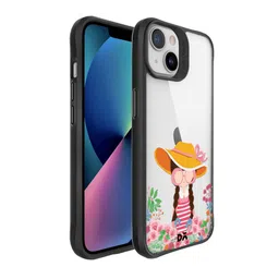 DailyObjects Grey & Yellow Printed  iPhone 13 Mini Phone Case image 1
