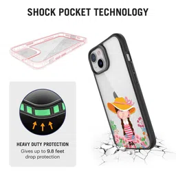 DailyObjects Grey & Yellow Printed  iPhone 13 Mini Phone Case image 3