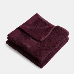 Jockey Men Burgundy 2 Pcs Bamboo Cotton 600 GSM Ultrasoft Anti-Microbial Hand Towels-29
