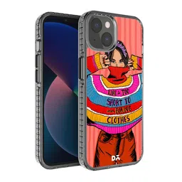 DailyObjects Multi-Coloured Colourblock Jumper Printed iPhone 13 Mini Phone Case image 1