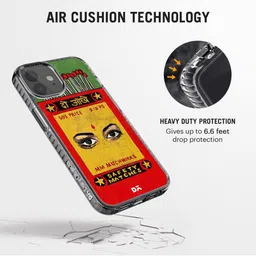 DailyObjects Red & Yellow Do Aakhein Matchbox Printed Stride 2.0  iPhone 12 Mini Back Case image 2
