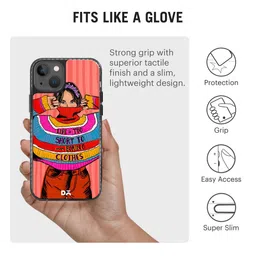 DailyObjects Multi-Coloured Colourblock Jumper Printed iPhone 13 Mini Phone Case image 3