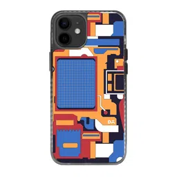 DailyObjects Abstract Printed Impact Resistant iPhone 12 Mini Back Case-11