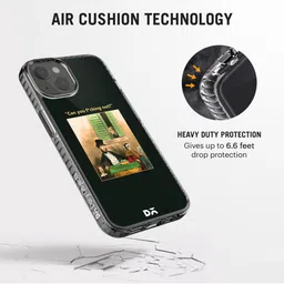 DailyObjects Black Printed Can You Not Stride 2.0 iPhone 13 Mini Phone Case image 3