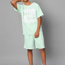 TeenTrums Printed Tshirt With Shorts-image-38