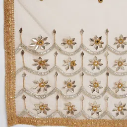 Clora Creation Ethnic Motifs Embroidered Net Dupatta image 2