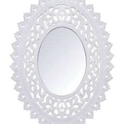 VAS collection home White Wooden Round Wall Mirrors-image-24