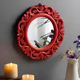VAS collection home Red Round Wall Mirrors-image-16