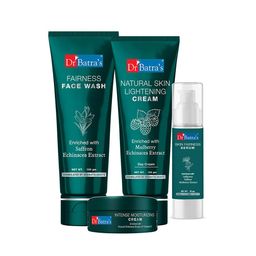 Dr. Batras Skin Fairness Serum + Fairness Face Wash + Skin Lightening Cream + Face Cream-12