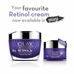 Olay Regenerist Retinol 24 Night Mini Cream - Fragrance Free - 8g image 4