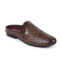 FAUSTO Men Textured Lightweight Mojaris-1