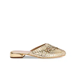 Rocia Embellished Pointed Toe Block Heeled Mules image 3
