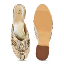 Rocia Embellished Pointed Toe Block Heeled Mules image 4