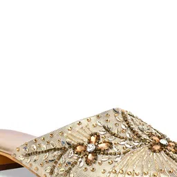 Rocia Embellished Pointed Toe Block Heeled Mules image 5