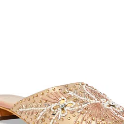Rocia Embellished Pointed Toe Block Heeled Mules image 3