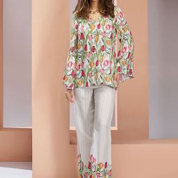 Fusionic Printed Top With Trousers Co-Ords-18