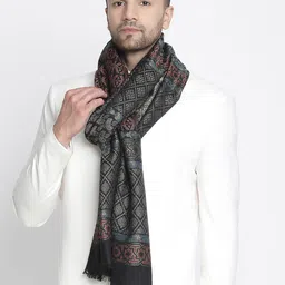 SHINGORA Self Design Jacquard Muffler-image-28